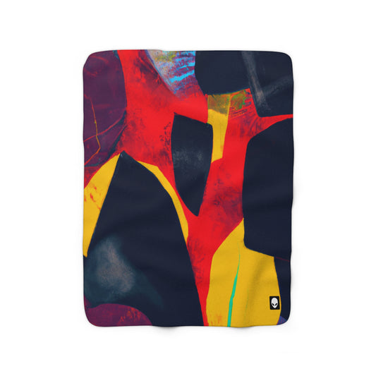 "A Mosaic of Emotion" - The Alien Sherpa Fleece Blanket