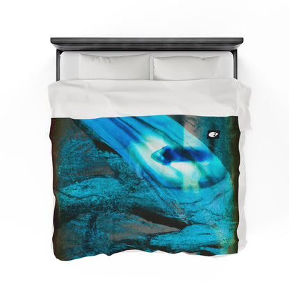 "Dreamscape: Exploring the Inner Realm" - The Alien Velveteen Plush Blanket