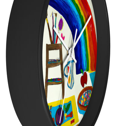 "Un fantástico arco iris de posibilidades" - El reloj de pared alienígena