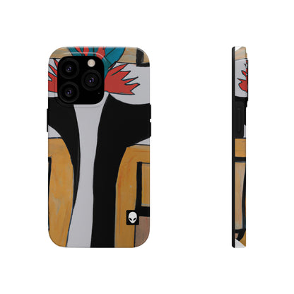 "Explorando el equilibrio y los patrones en el arte abstracto" - The Alien Tough Phone Cases