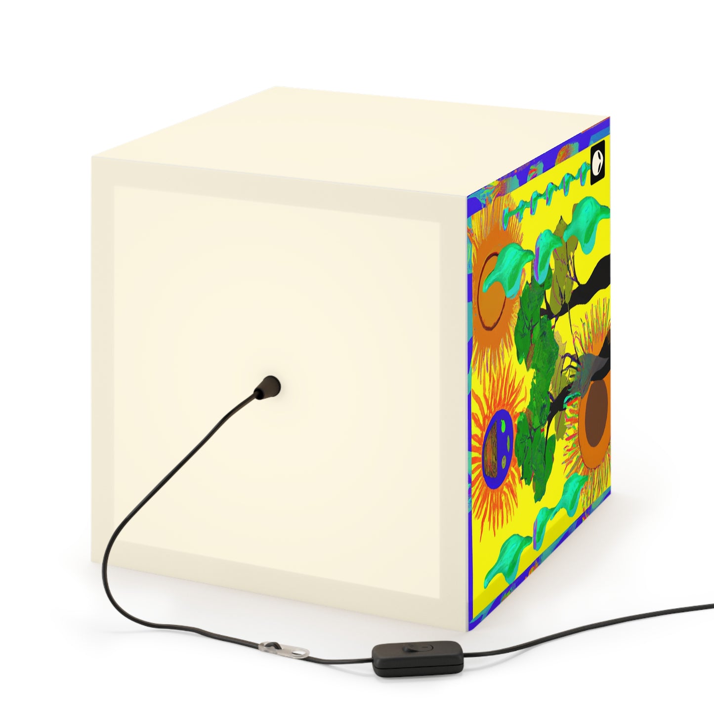 "Collision of Nature's Beauty" - The Alien Light Cube Lamp