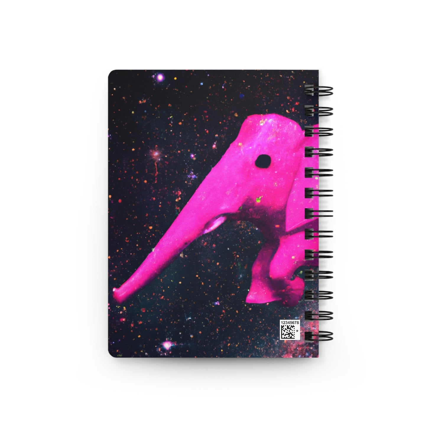 "Majestic Pinkelephant Exploration" - The Alien Spiral Bound Journal