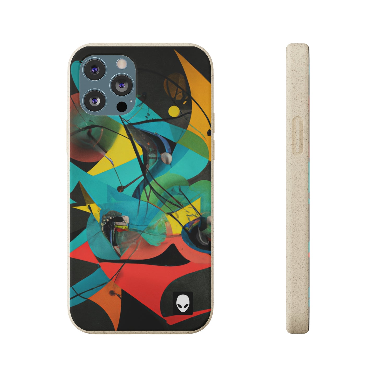 "Illusionary Perspective: A Colorful Dance of Light" - The Alien Eco-friendly Cases