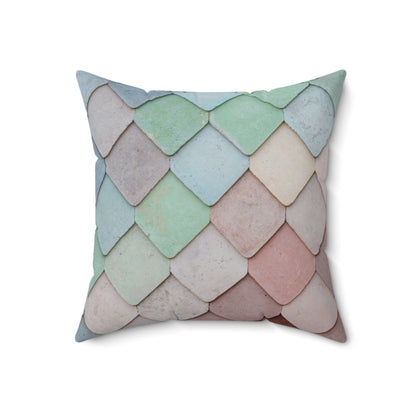 Spectrum Sculpt - The Alien Spun Polyester Square Pillow