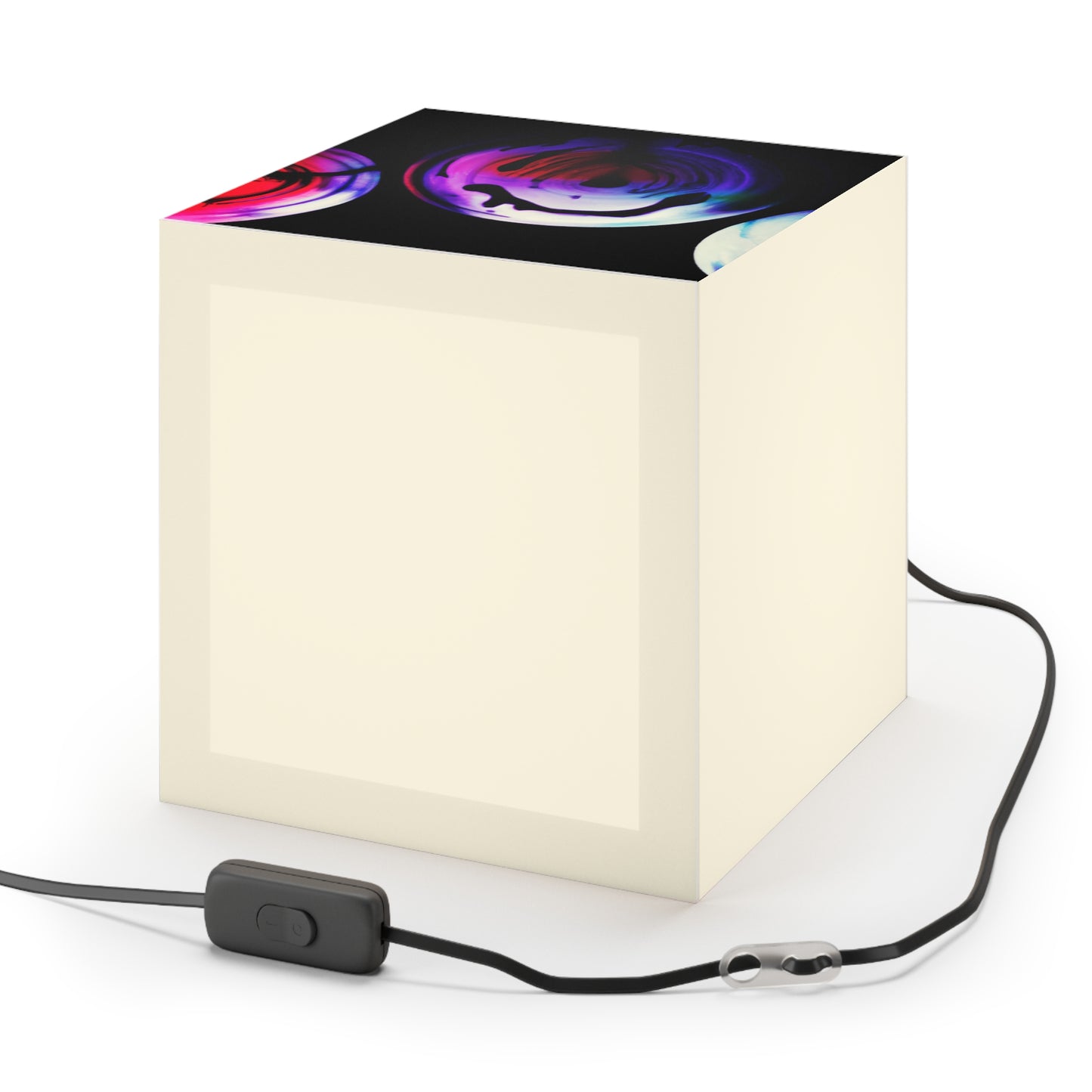 "Exploring Contrasts: A Colorful Dance of Luminance and Chromatic Aberration" - The Alien Light Cube Lamp