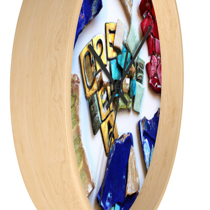 "A Mosaic of Resilience: A Creative Exploration of Strength and Endurance" - The Alien Wall Clock