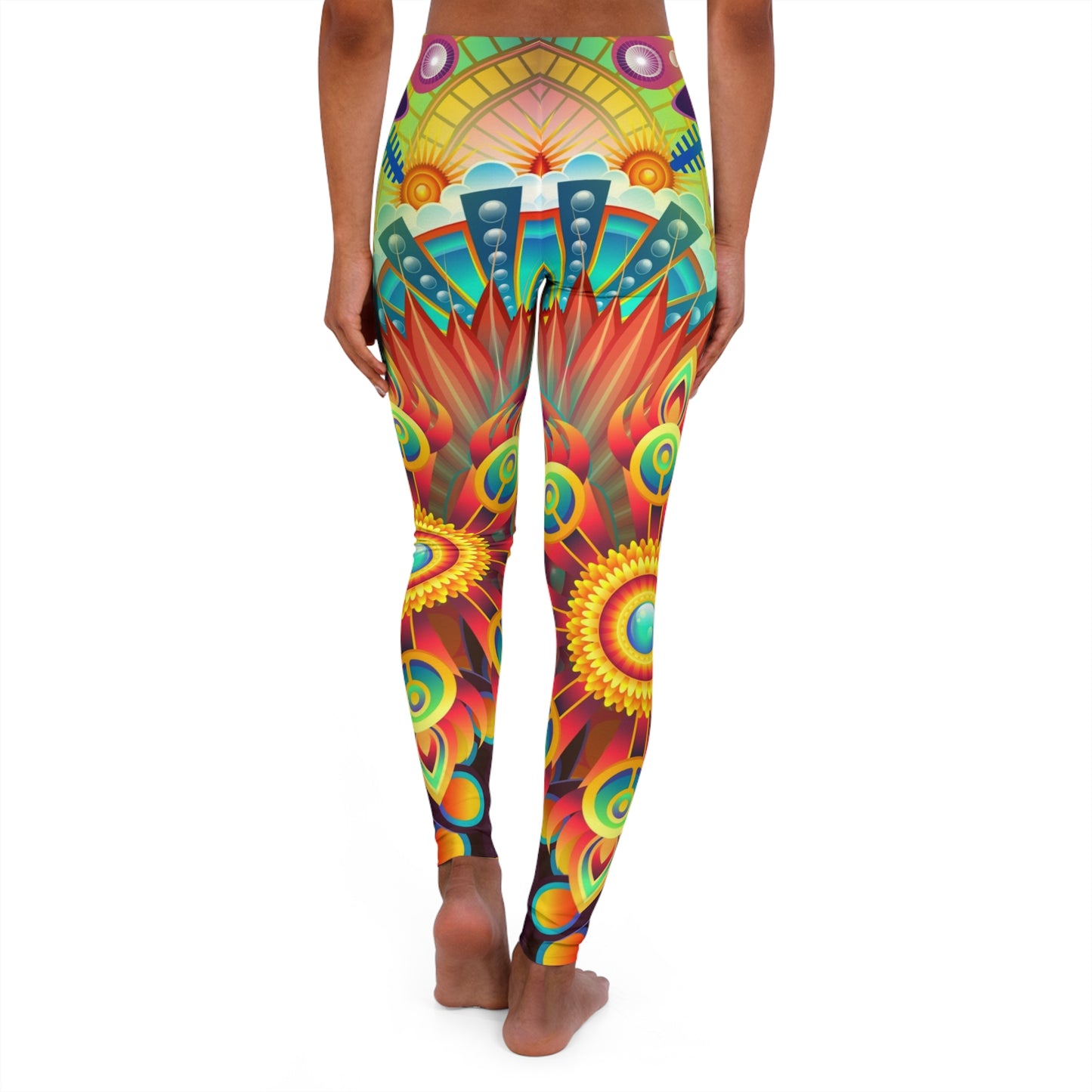 The First Trippy Space – The Alien Spandex-Leggings für Damen