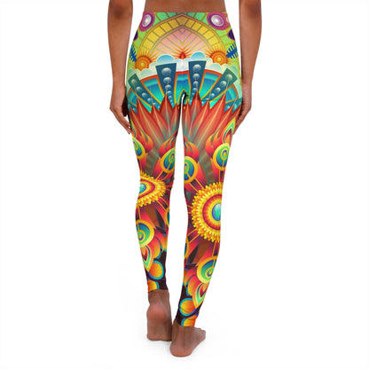 The First Trippy Space - The Alien Women's Spandex Leggings