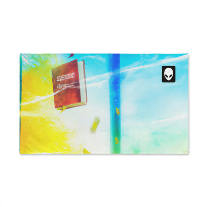 "Exploring My World through Art: Capturing the Memories of Places Visited" - The Alien Hand towel