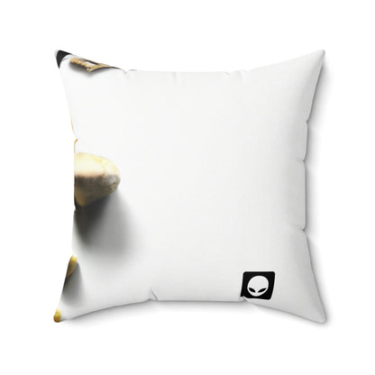 "Cocinando creatividad: arte de cocina de bricolaje" - The Alien Square Pillow