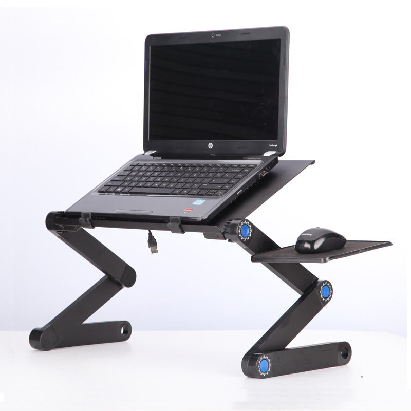 Soporte de mesa para ordenador portátil con diseño ergonómico plegable ajustable, escritorio para portátil, Ultrabook, Netbook o tableta con alfombrilla para ratón