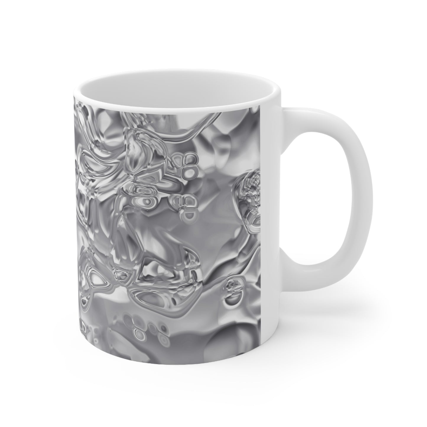 Shimmer Steel - Taza de cerámica The Alien 11oz