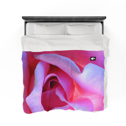 "Blissful Blooms: The Delicate Beauty of Nature" - The Alien Velveteen Plush Blanket