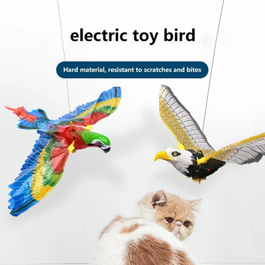 Simulation Vogel Katze Interaktive Haustier Spielzeug Hängen Adler Fliegen Teasering Spielen Kätzchen Hund Spielzeug Tiere Katze Zubehör Liefert