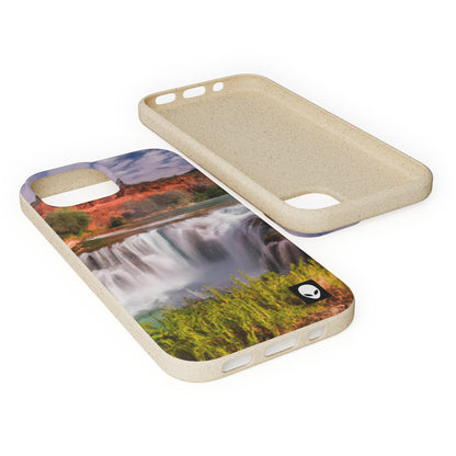 "Capturing Nature's Beauty: Crafting an Iconic Landscape in Vibrant Art" - The Alien Eco-friendly Cases