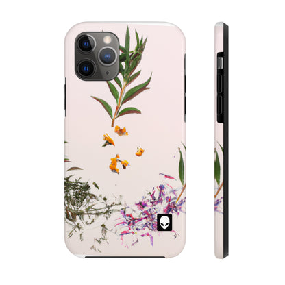 „Die Palette der Natur erkunden: Ein Experiment in der abstrakten Kunst“ – The Alien Tough Phone Cases