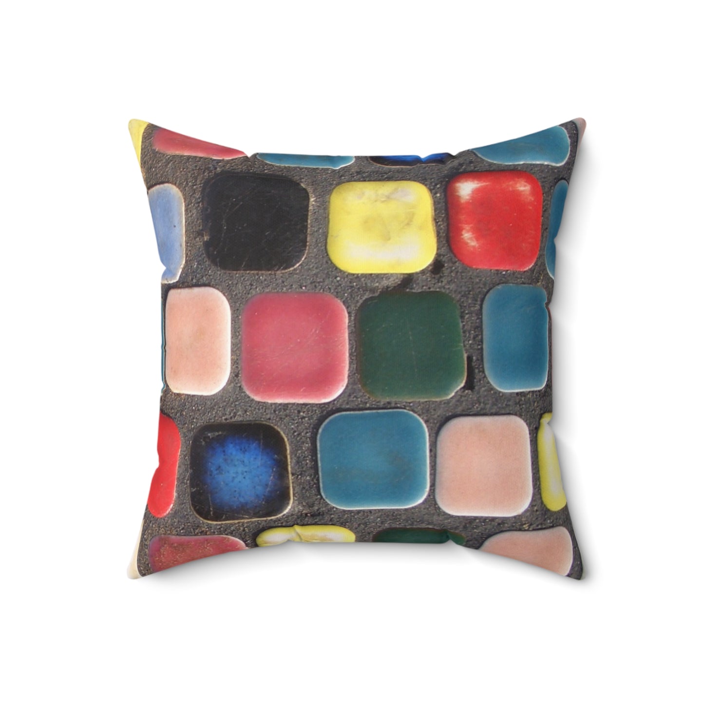 Whimsical Artistry - The Alien Spun Polyester Square Pillow