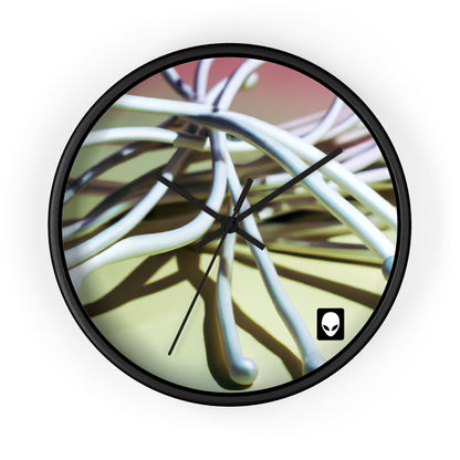 "Abstract Artistry: Constructing Emotion from Common Objects" - The Alien Wall Clock