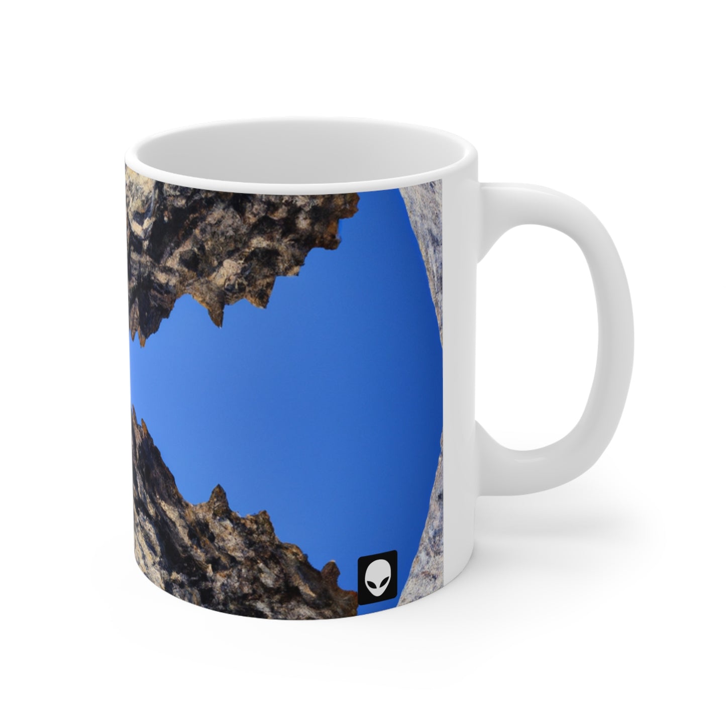 Nature in Splendor: Combining Photography with Digital Artistry - The Alien Ceramic Mug 11 oz