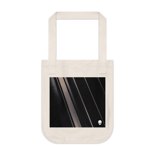 "Light and Dark Interplay: Exploring the Creative Shapes and Textures of Shadow and Light" - The Alien Eco-friendly Tote Bag