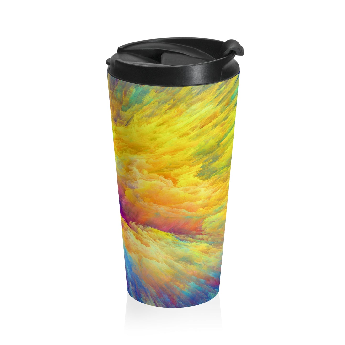 Vibrant Tangles - The Alien Stainless Steel Travel Mug