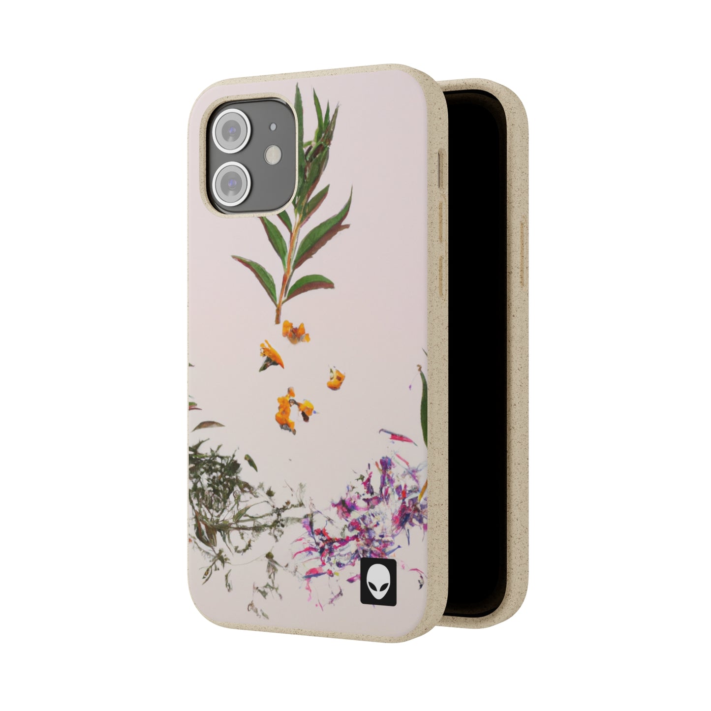 "Exploring Nature's Palette: An Experiment in Abstract Art" - The Alien Eco-friendly Cases