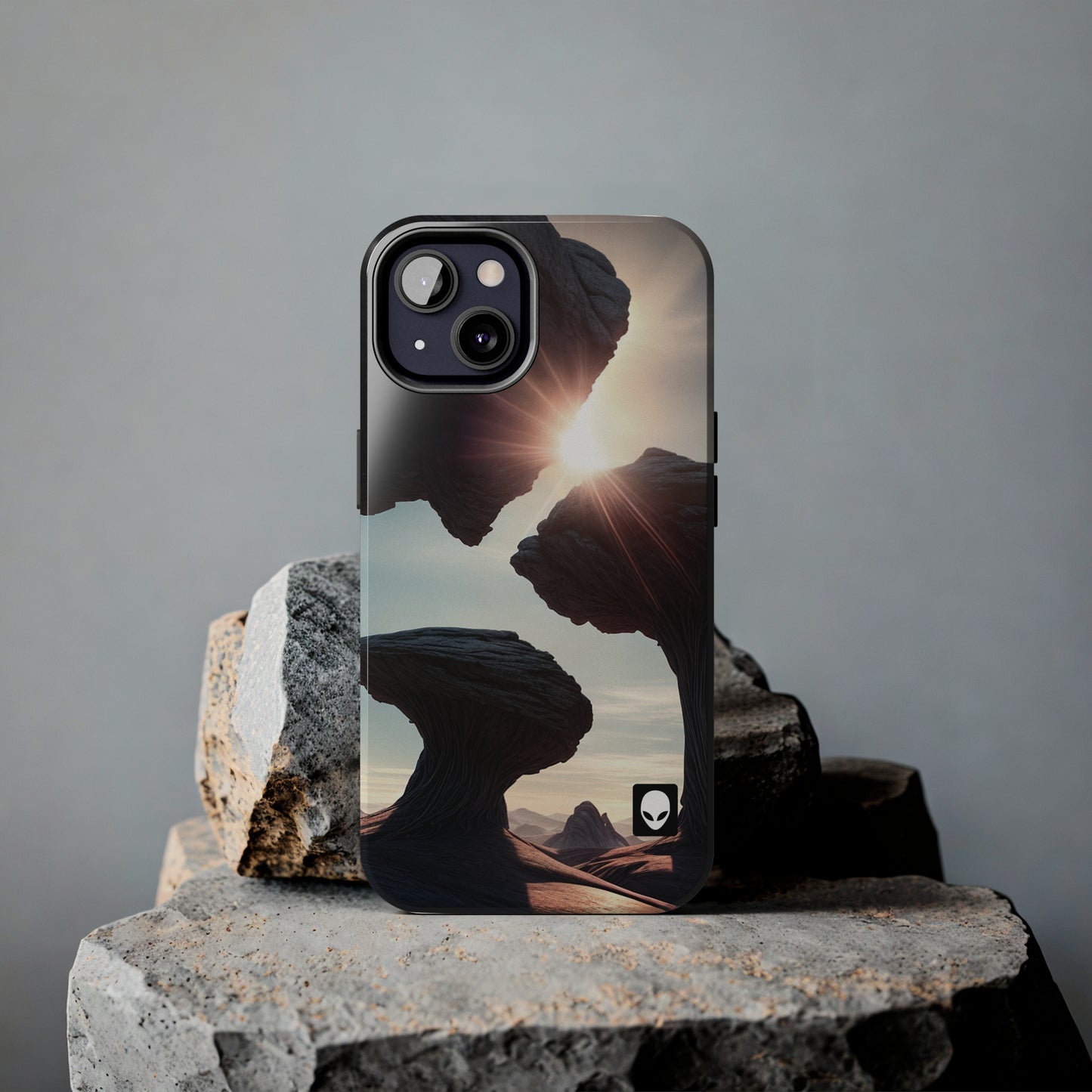 "Alien Landscape Odyssey" - The Alien Tough Phone Cases