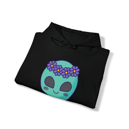 Starry Serenity - The Alien Unisex Heavy Blend™ Hooded Sweatshirt