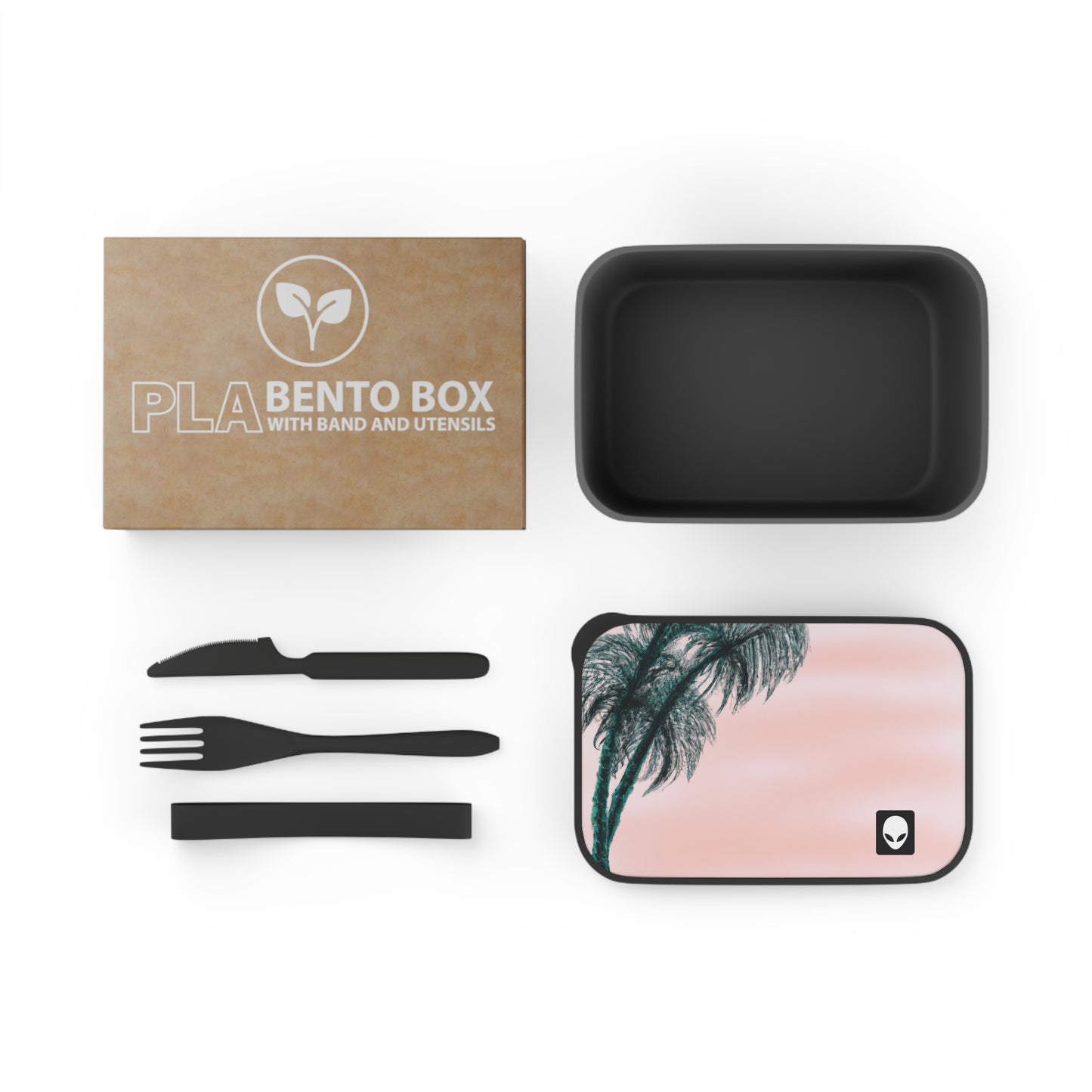 "A Nature-Lover's Ode: Capturing the Splendor of the Wild" - The Alien Eco-friendly PLA Bento Box with Band and Utensils