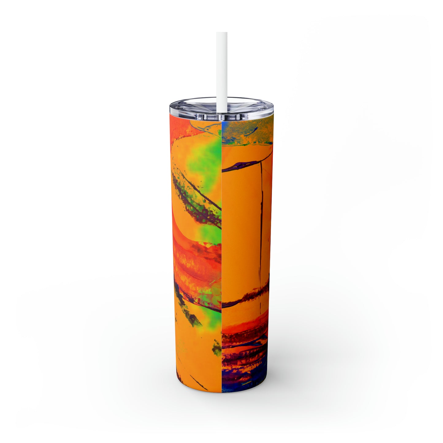 Mosaikmomente – The Alien Maars® Skinny Tumbler mit Strohhalm 20oz