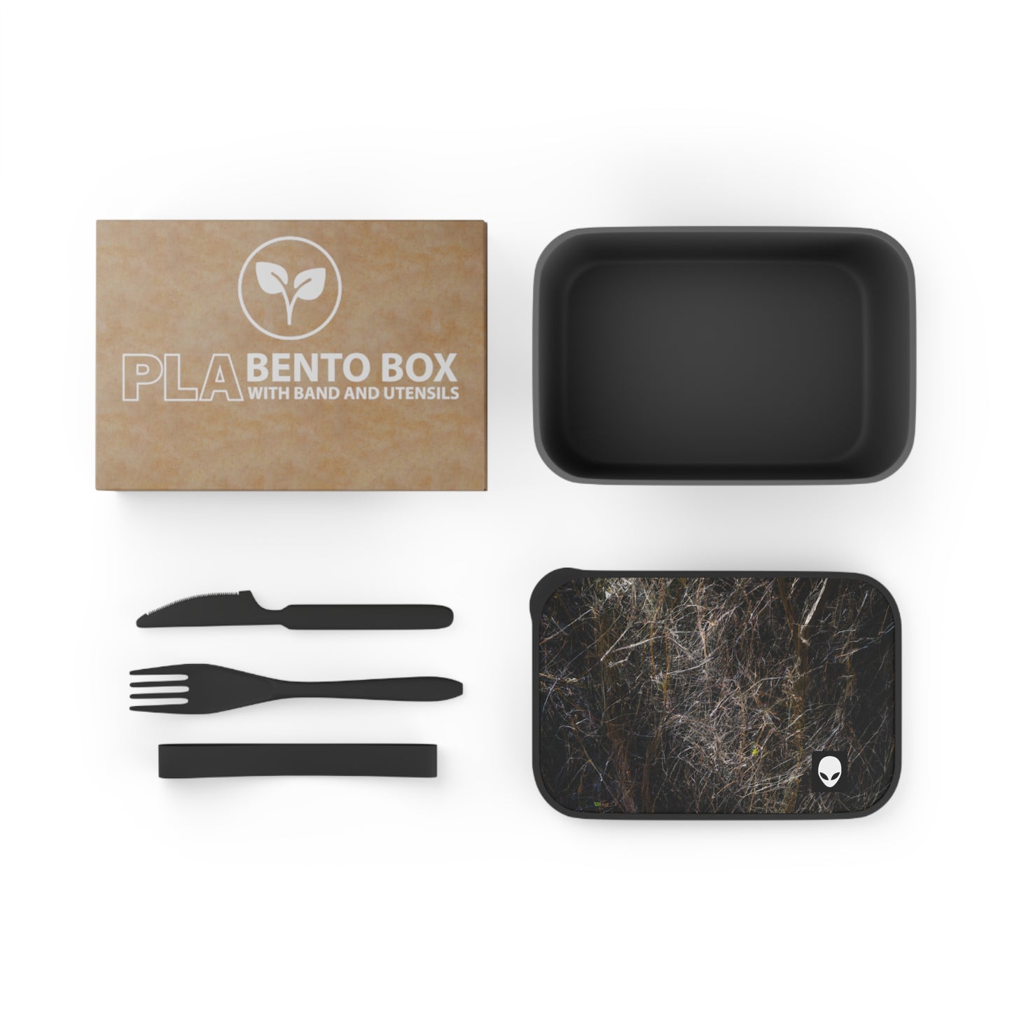 "A Glimpse of Nature's Glory" - The Alien Eco-friendly PLA Bento Box with Band and Utensils