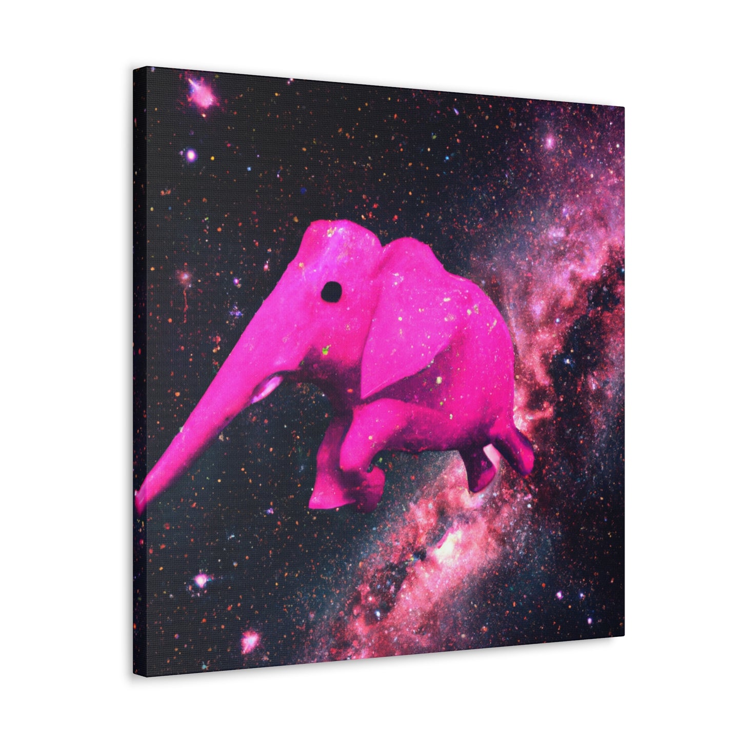 "Exploración majestuosa del elefante rosa" - The Alien Canva