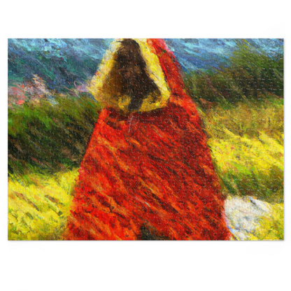 The Tattered Red Cloaked Stranger - The Alien Jigsaw Puzzle