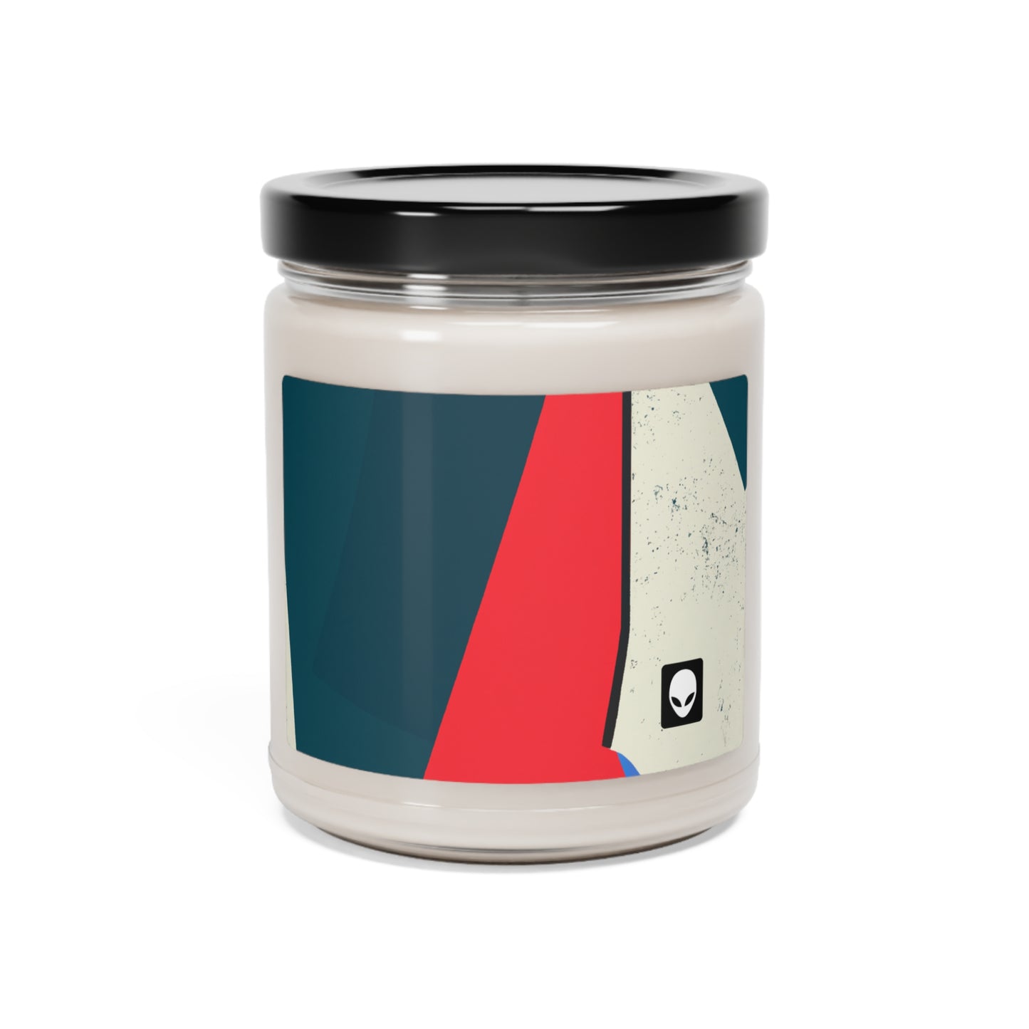 "Abstract Expressionism: Exploring Lines and Shapes" - The Alien Eco-friendly Soy Candle