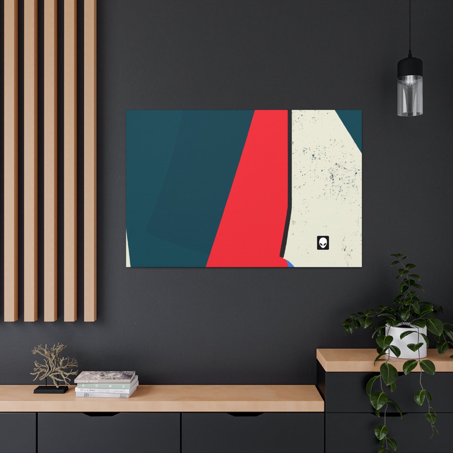 "Abstract Expressionism: Exploring Lines and Shapes" - The Alien Canva