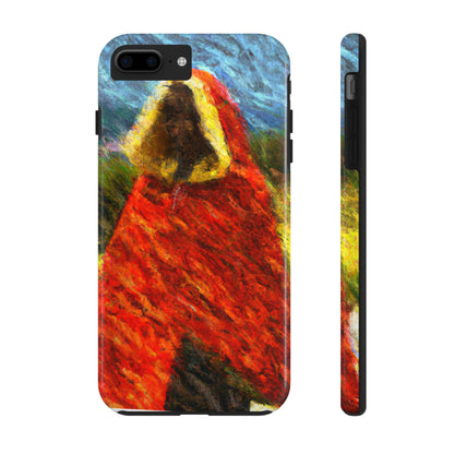 El extraño de la capa roja andrajosa - The Alien Tough Phone Cases