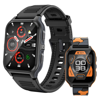 Nuevo reloj inteligente P73 con control del ritmo cardíaco y llamadas Bluetooth, reloj deportivo