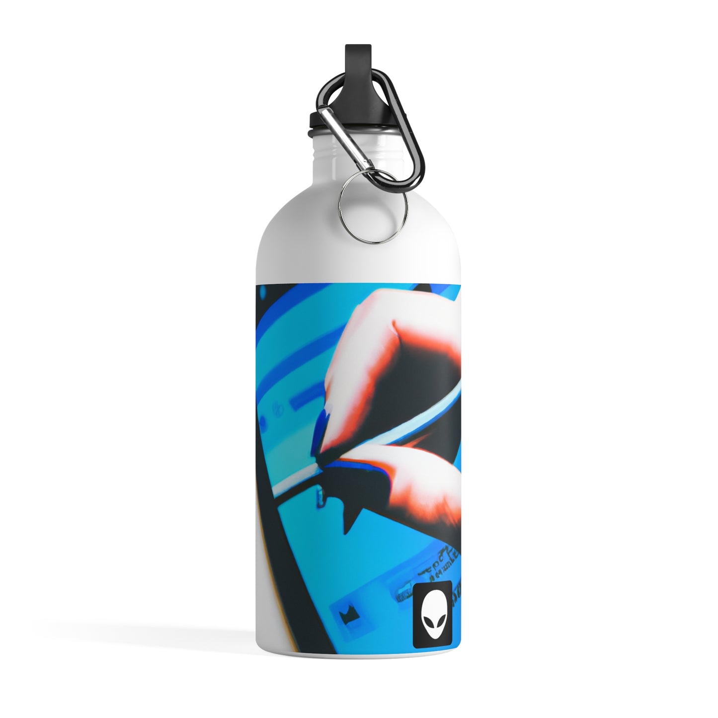 "Interacting with the World Anew: A Mixed-Media Exploration of Technology's Effects" - The Alien Stainless Steel Water Bottle