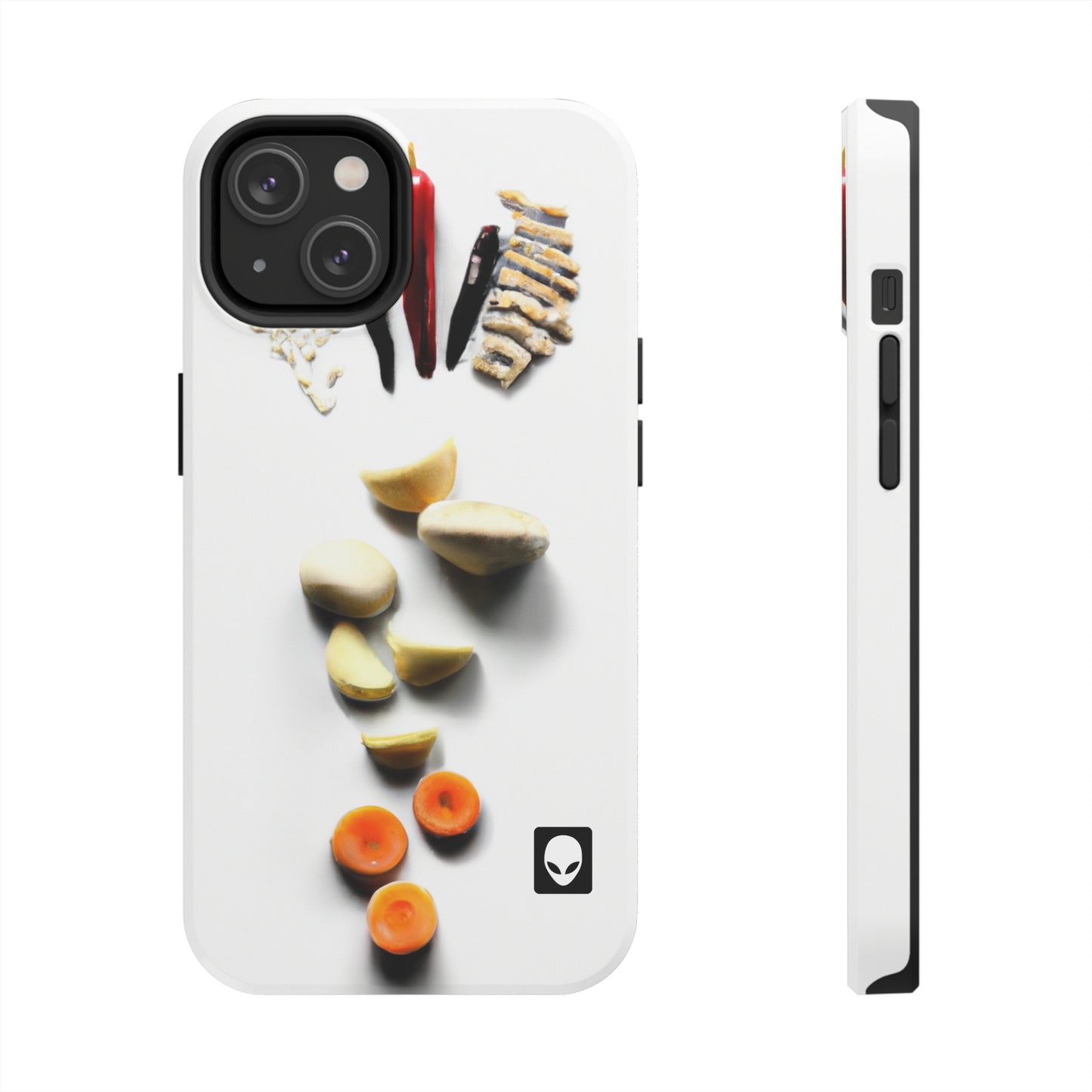 "Cocinando creatividad: arte de cocina de bricolaje" - The Alien Tough Phone Cases