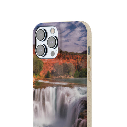 "Capturing Nature's Beauty: Crafting an Iconic Landscape in Vibrant Art" - The Alien Eco-friendly Cases