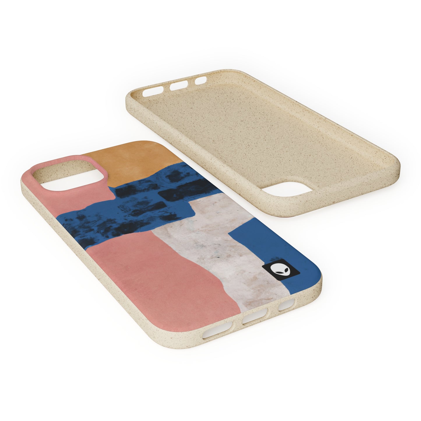 „Zusammenspiel von Licht und Schatten: Eine abstrakte Collage“ – The Alien Eco-Friendly Cases