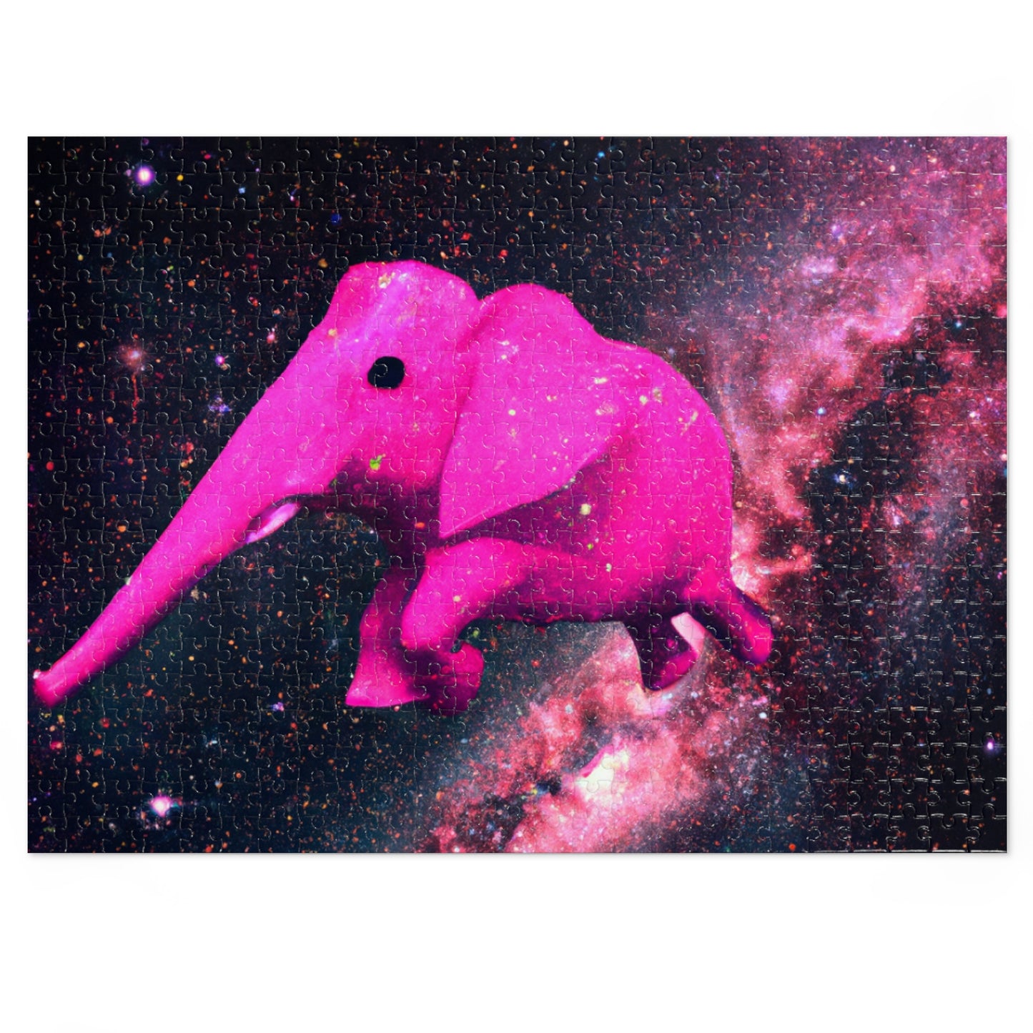 "Majestic Pinkelephant Exploration" - The Alien Jigsaw Puzzle