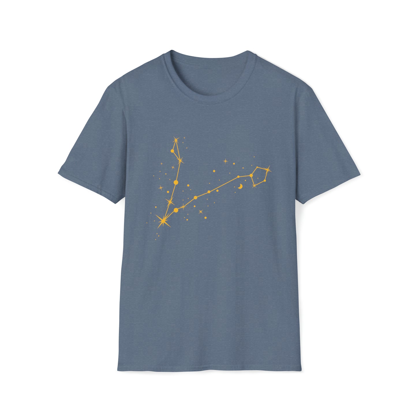 Constelación de estrellas de Piscis - La camiseta alienígena unisex Softstyle