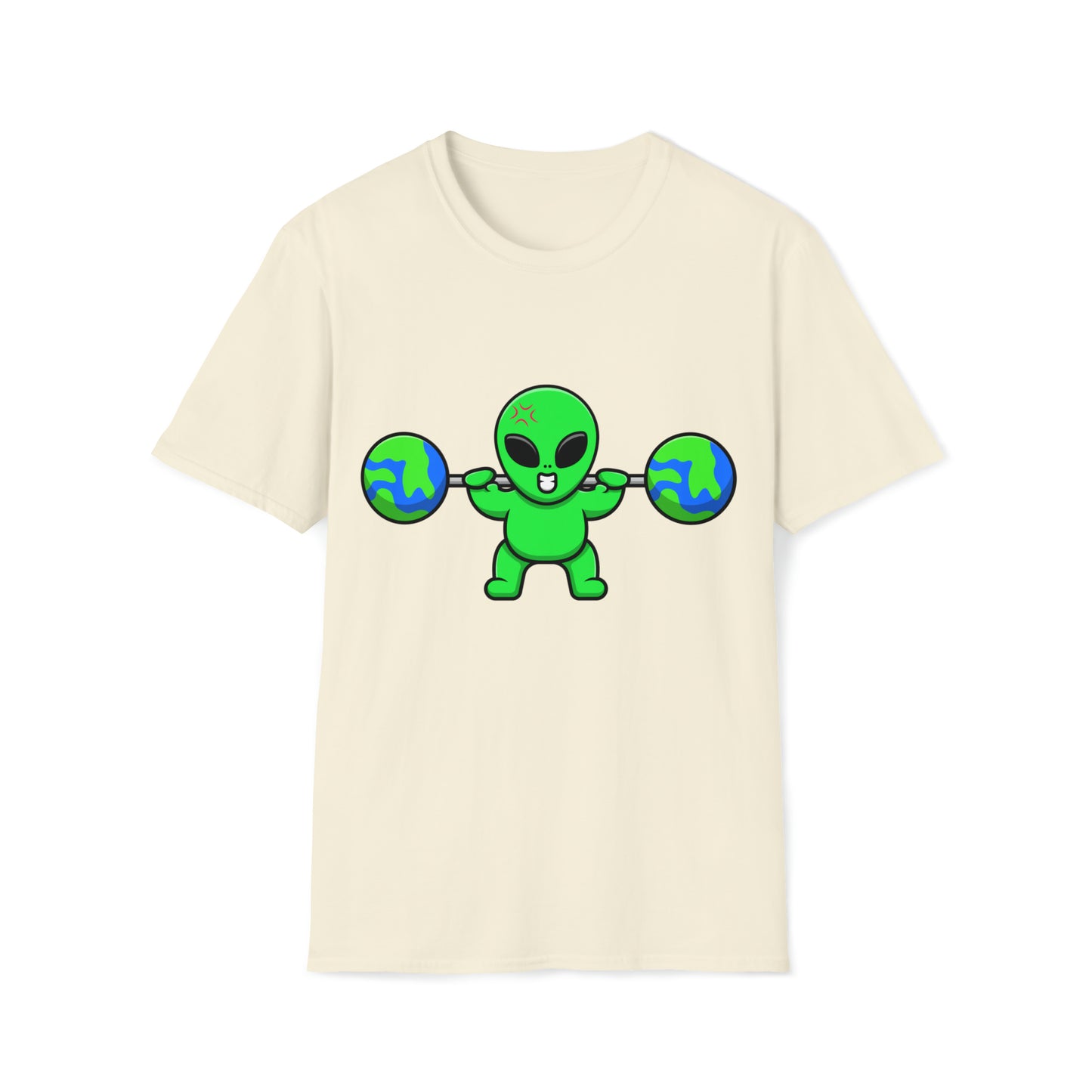 Travesía Lunar - The Alien Camiseta Softstyle Unisex