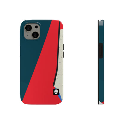 "Abstract Expressionism: Exploring Lines and Shapes" - The Alien Tough Phone Cases