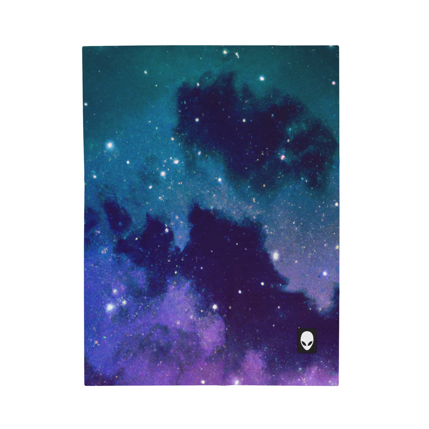 "Midnight Celestial Symphony" - The Alien Velveteen Plush Blanket