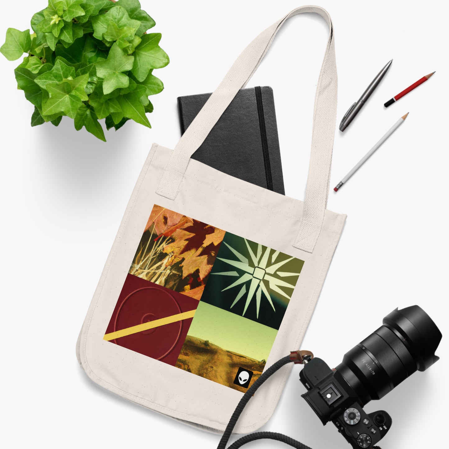 "A Reflection of My Journey: A Collage of Growth and Transformation" - The Alien Eco-friendly Tote Bag