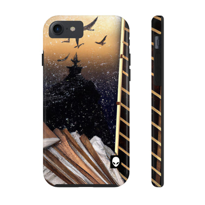 "A Tale of Storytelling Art: A Mixed Media Masterpiece" - The Alien Tough Phone Cases