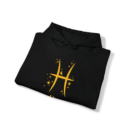 Pisces Zodiac Sign  - The Alien Unisex Heavy Blend™ Hooded Sweatshirt