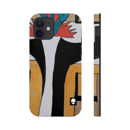 "Explorando el equilibrio y los patrones en el arte abstracto" - The Alien Tough Phone Cases